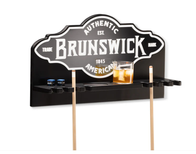 Brunswick Arena Mirror Wall Cue Rack