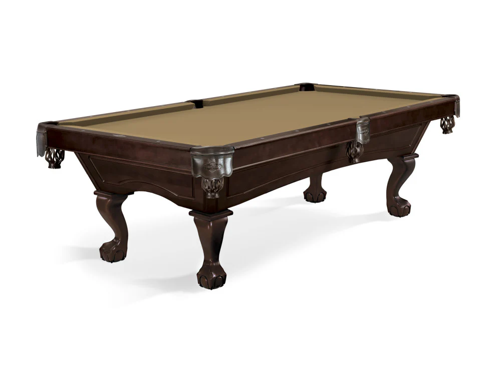 allenton 8 foot pool table with ball and claw leg 28612822350 cloth sahara