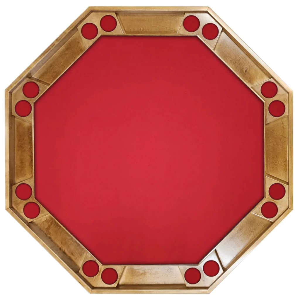 Maple Fruitwood Felt Red