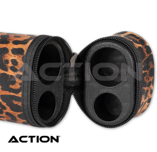 Action Pool Cue Case Camel Leopard Print - 1 Butt / 1 Shaft