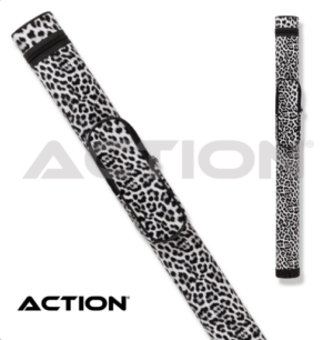 Action Pool Cue Case White Leopard Print - 1 Butt / 1 Shaft