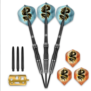 Shot Scimitar Steel Tip Darts Set