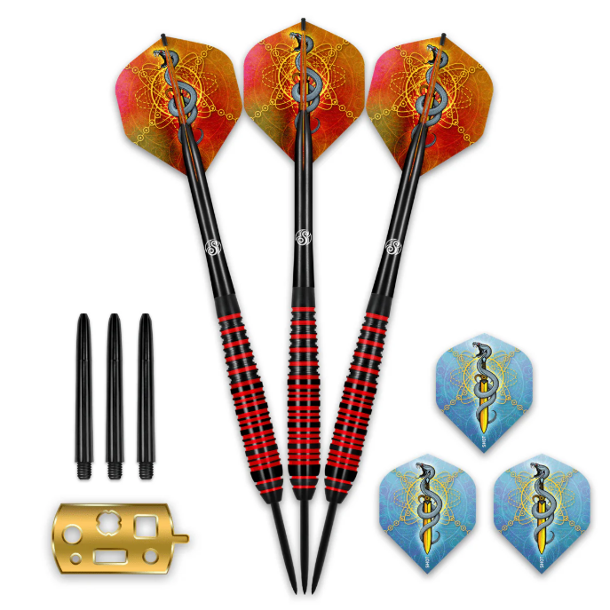 Shot Mystic Steel Tip Darts Set
