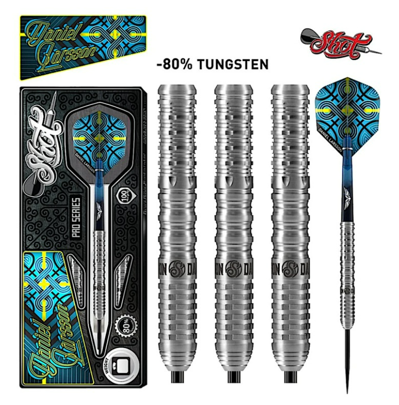 Daniel Larsson Pro Series Steel Tip Dart Set
