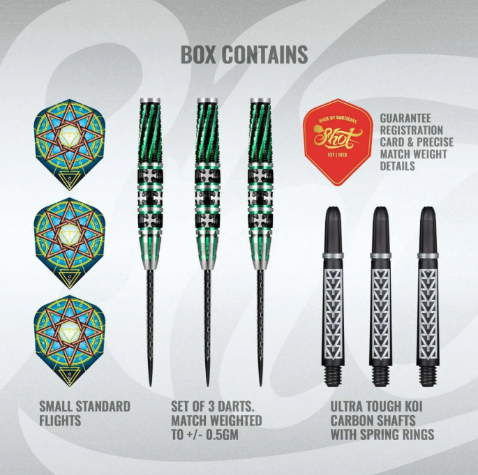 Celt Druid Steel Tip Dart Set