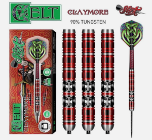 Shot Celt Claymore Steel Tip Dart Set
