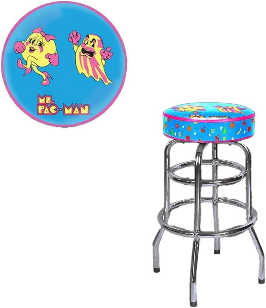 Ms. Pac Man Arcade Bar Stool 30 in 3